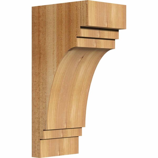 Ekena Millwork Pescadero Rough Sawn Corbel, Western Red Cedar, 6"W x 8"D x 16"H COR06X08X16PEC00RWR - main
